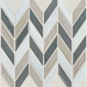 Warm Blend Chevron - ceramic tile
